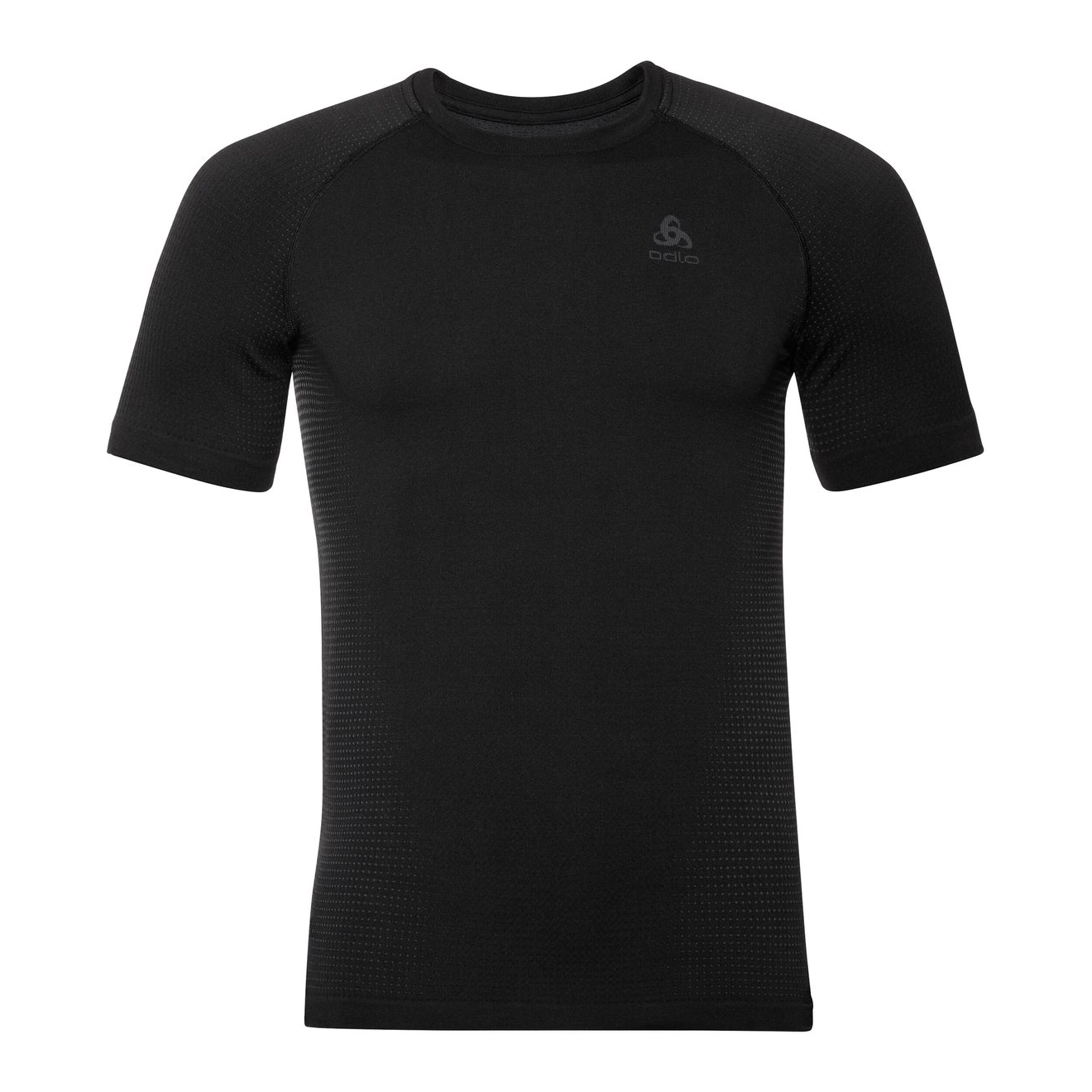 Performance Warm Eco BI Top Crew Neck T-Shirt Herren - Schwarz