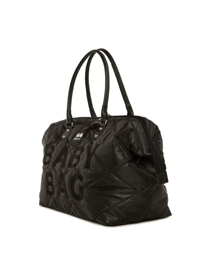 BAGmori Wickeltasche - Schultertasche in Schwarz günstig kaufen onesize
