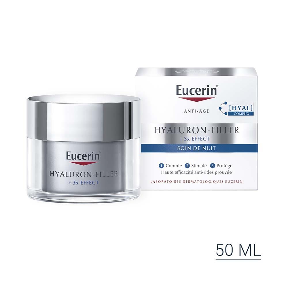 eucerin HYALURON-FILLER + 3x EFFECT Soin de Nuit Soin de nuit anti-âge