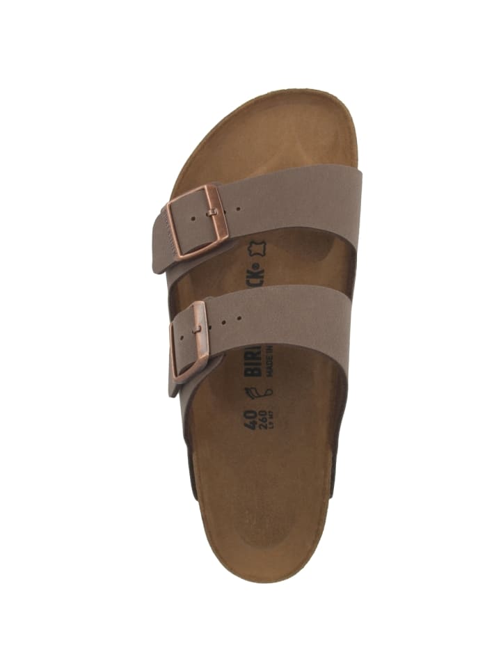 Birkenstock Sandale Arizona Birko-Flor Nubuk normal in braun günstig kaufen