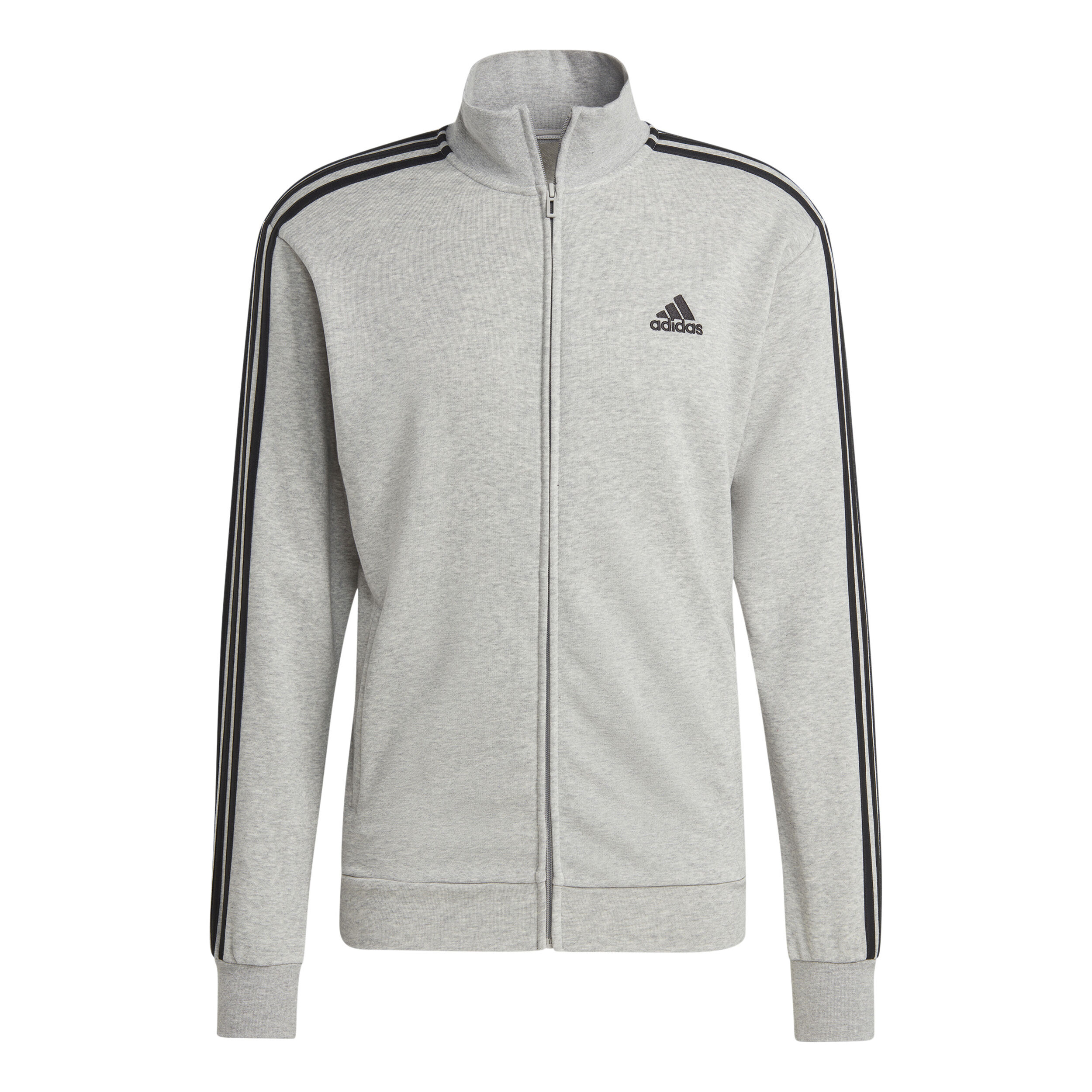 Sportswear Basic 3-Stripes French Terry Trainingsanzug Herren - Grau, Schwarz