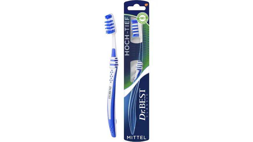 Dr.BEST Classic Hoch-Tief mittel Zahnbürste