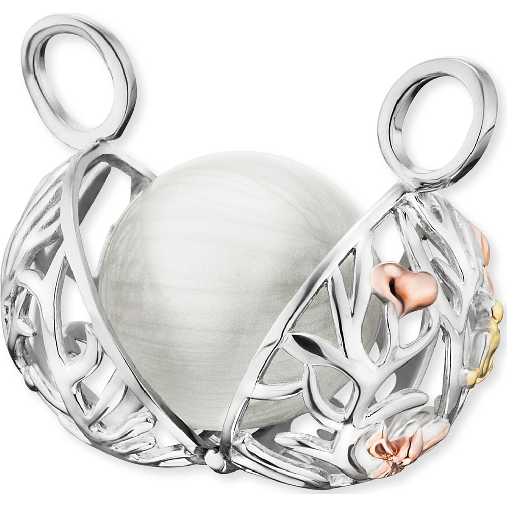 Engelsrufer Pendentif 925 Argent platiné, Laiton tricolore Pendentif