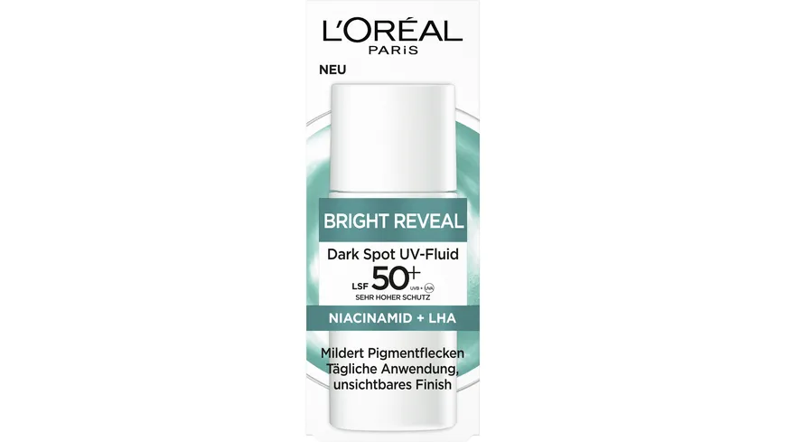 L'Oréal Bright Reveal Dark Spot UV-Fluid LSF50+ 50 ml