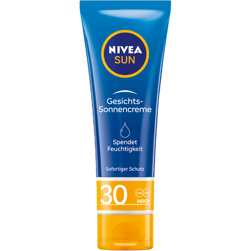NIVEA SUN Gesichtscreme Sofortiger Schutz LSF 30  50 ml  Creme