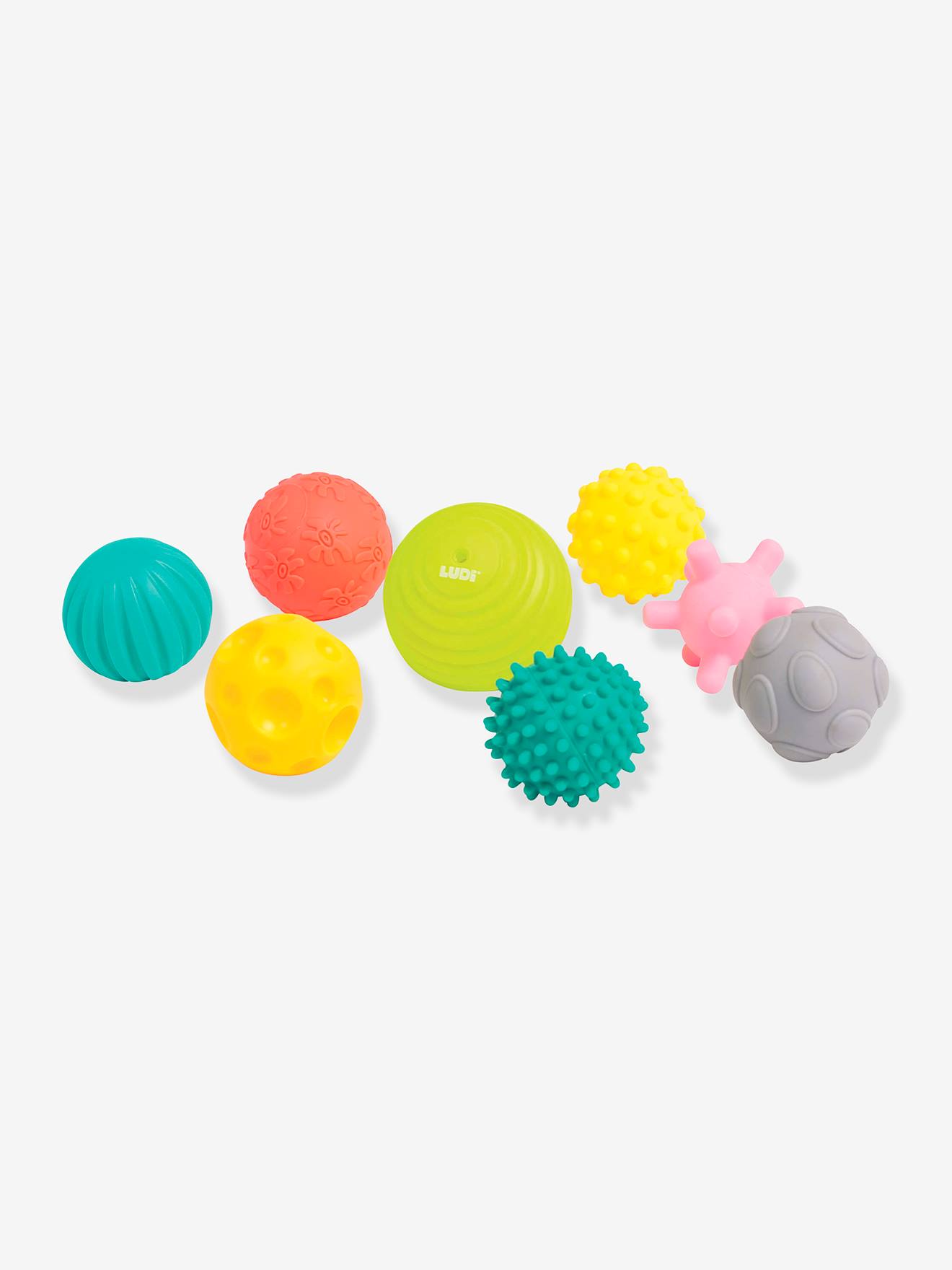 Ludi 8er-Set Baby Bälle LUDI - mehrfarbig