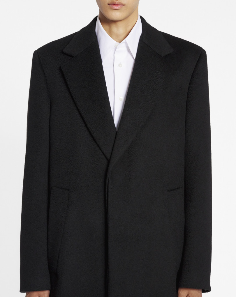 MANTEAU TAILLEUR SARTORIAL EN CACHEMIRE DOUBLE FACE