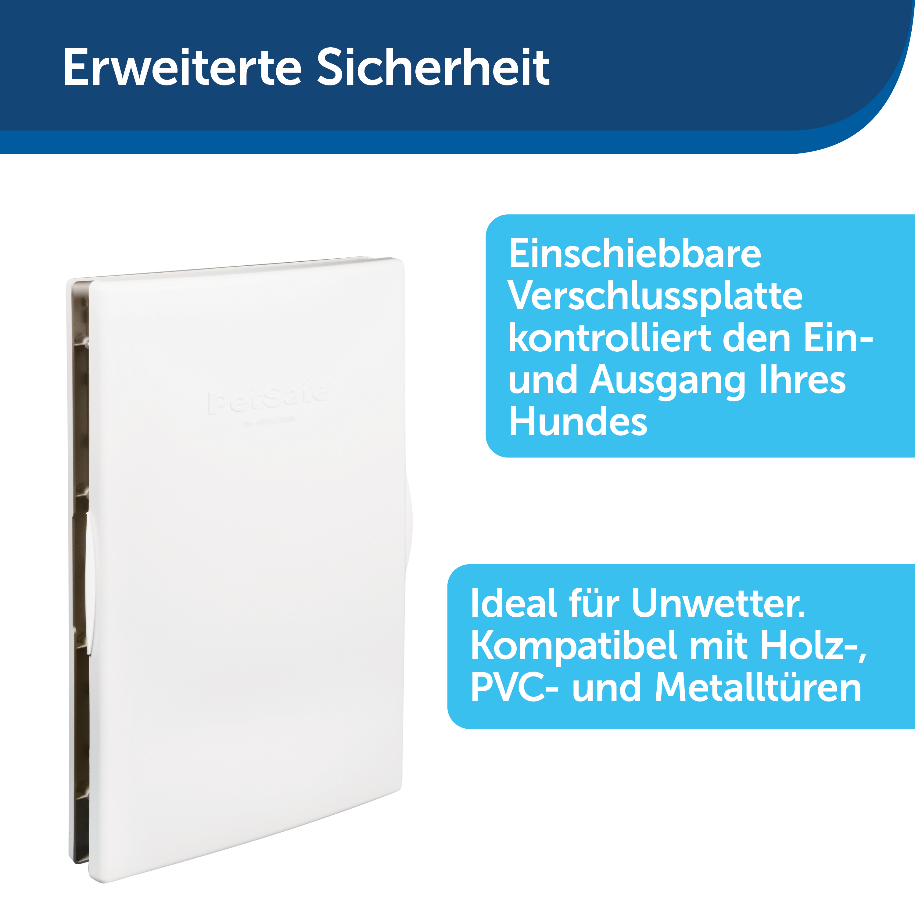 PetSafe Türschutzgitter & Hundeklappen PetSafe Haustierklappe für extremes Wetter S