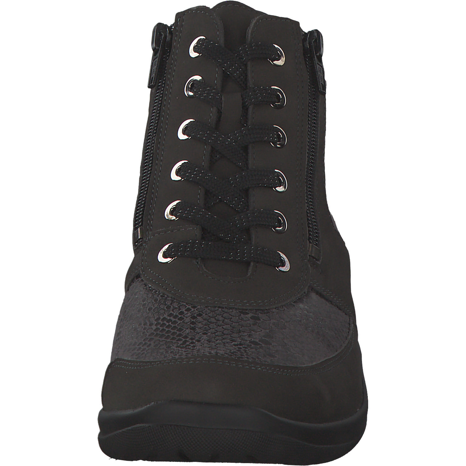 Waldläufer Hesna 312H82, Sneakers High, Damen, Carbon Anthrazit
