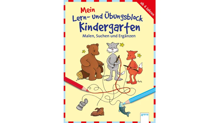 Buch - ARENA - Malen, Suchen und Ergänzen