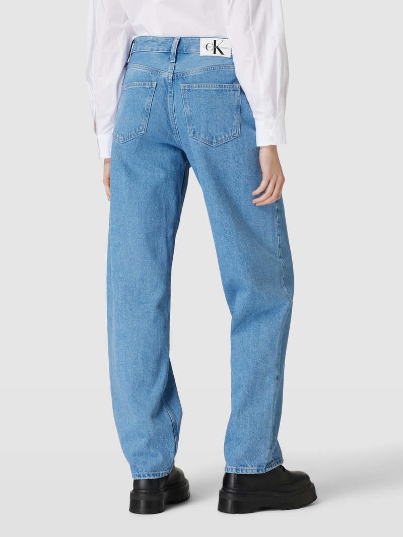 Straight Leg Jeans im 5-Pocket-Design Modell '90 S' in hellblau