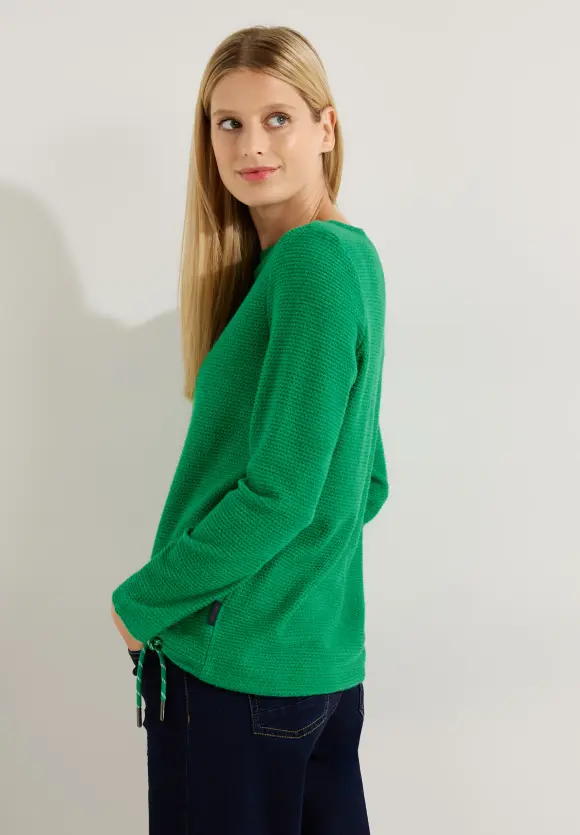 CECIL Struktur Langarmshirt