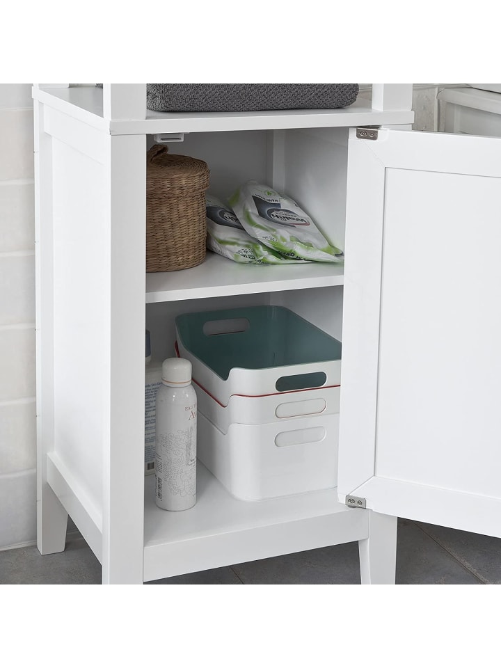 SoBuy Hochschrank in Weiß - (B)40 x (H)150 x (T)33cm günstig kaufen onesize
