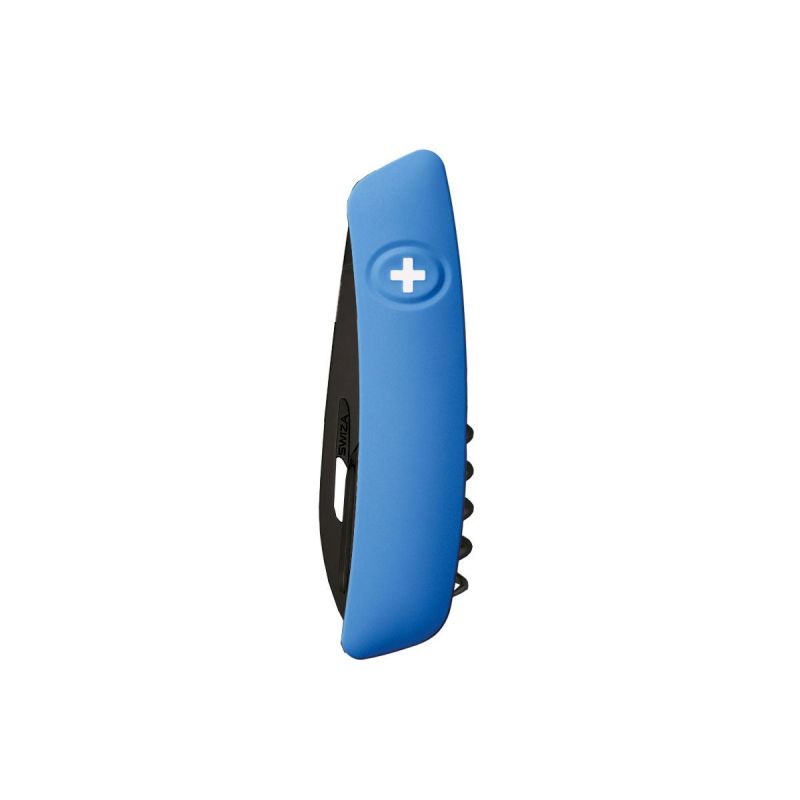 Swiza D03 All Black Blue, Schweizer Taschenmesser made in Swiss