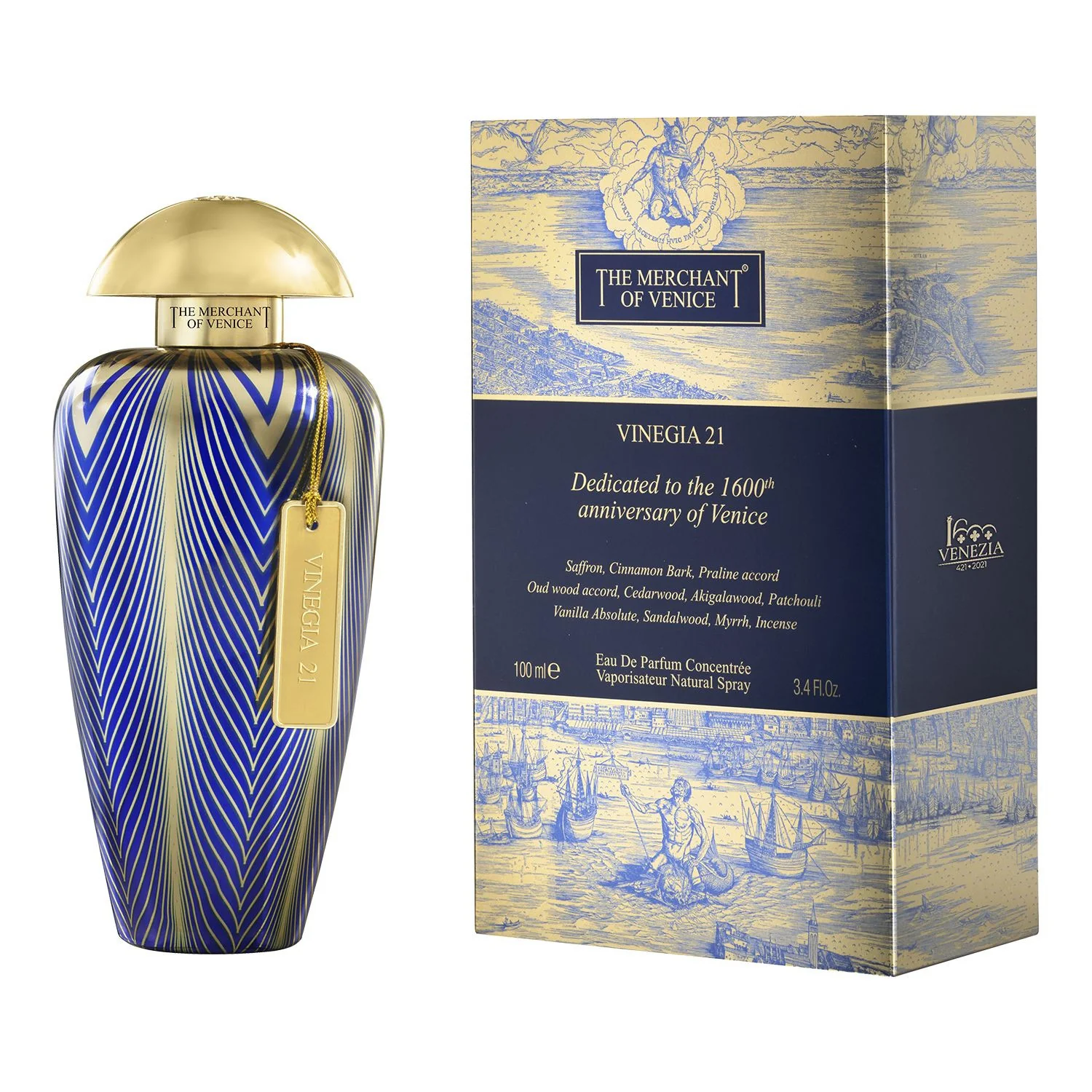 Murano Exclusive Vinegia 21 - Eau de Parfum Concentrée - Eau de Parfum, Eau de Parfum Unisex
