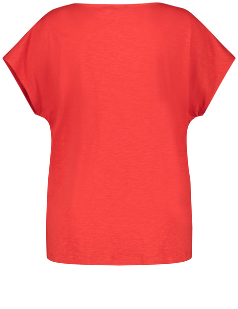 T-Shirt mit verziertem Wording