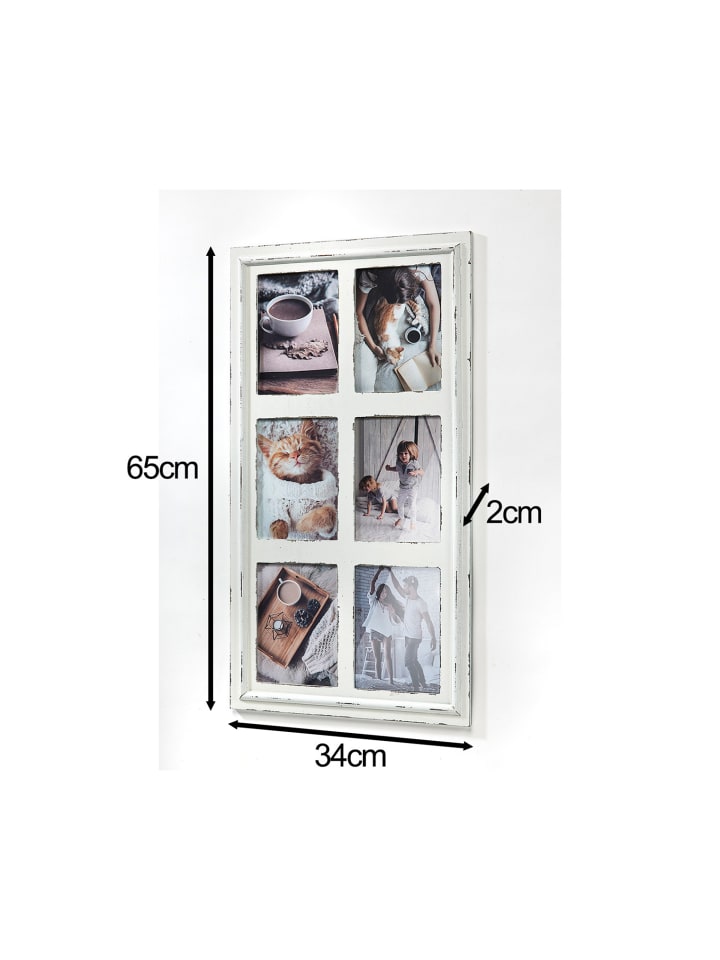 kobolo Bilderrahmen Collage MIA6 in Weiß günstig kaufen onesize