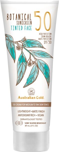 Australian Gold Botanical Sunscreen Tinted Face Lotion SPF50 Sonnenlotion