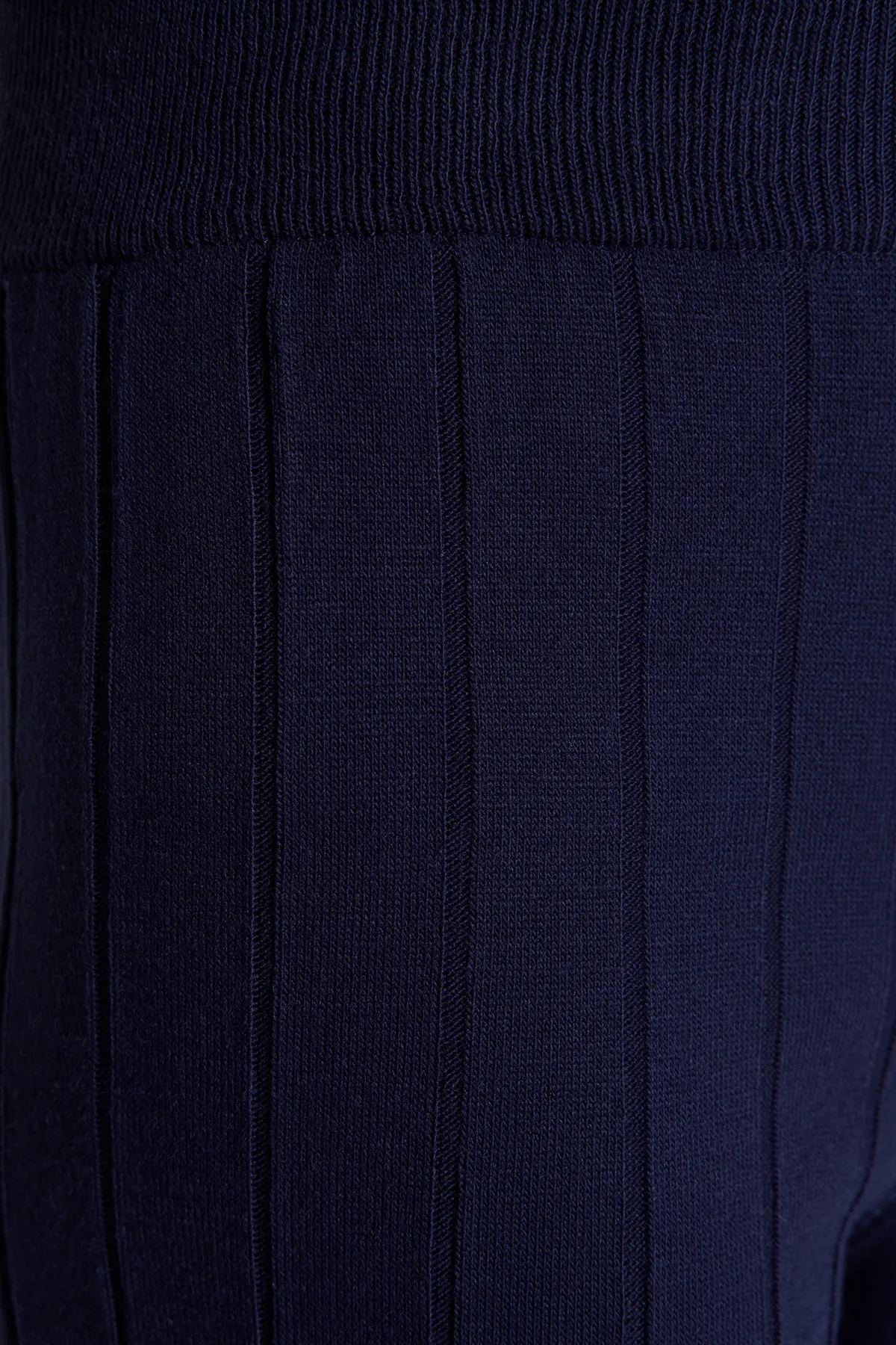 Trendyol Collection  Marineblaues Oversize-Strickoberteil und -unterteil-Set TWOAW24AU00092