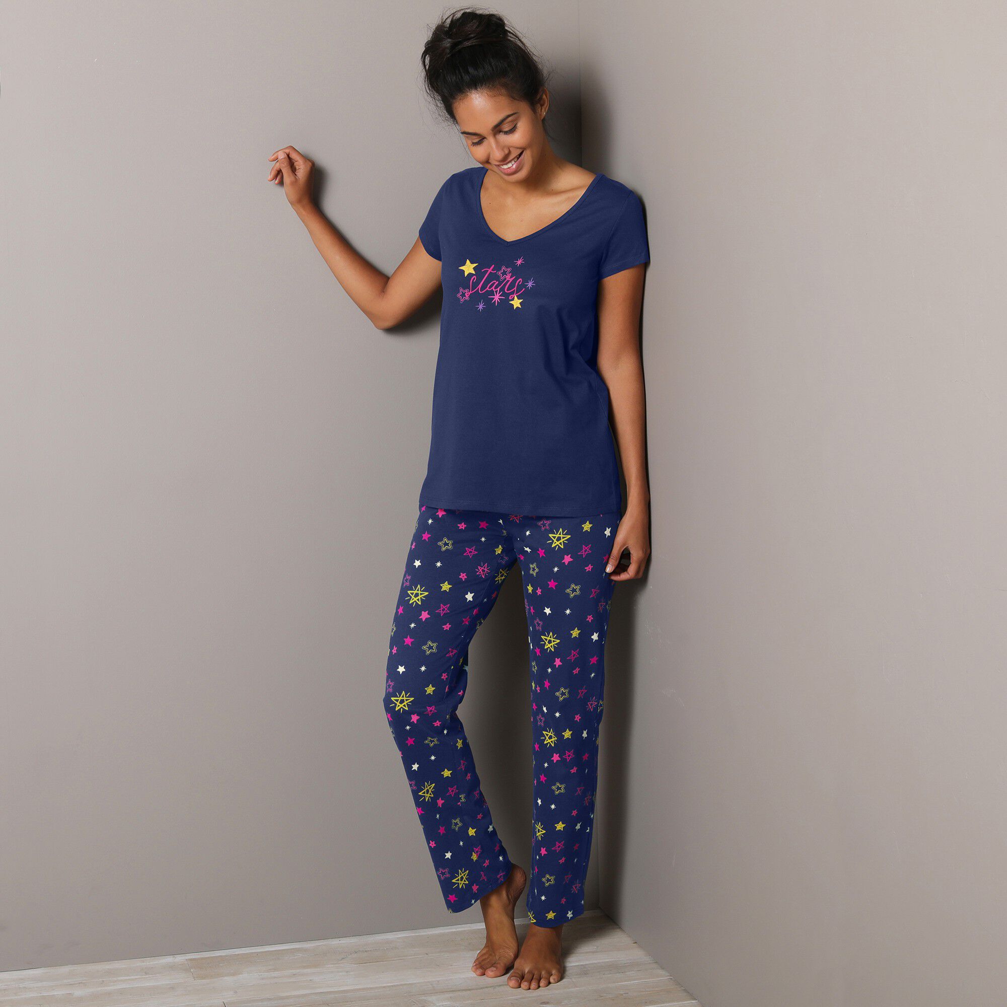 Pantalon de pyjama imprimé étoiles Estrella