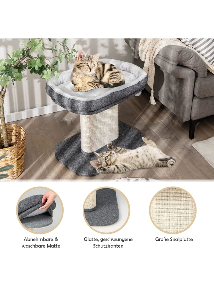 COSTWAY Katzenbaum 50cm in Grau günstig kaufen 50 cm