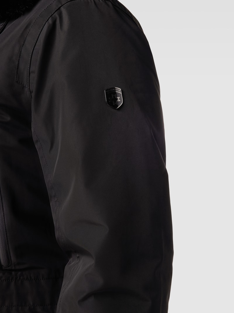 Funktionsjacke mit Reißverschlusstaschen Modell 'HALIFAX' in schwarz