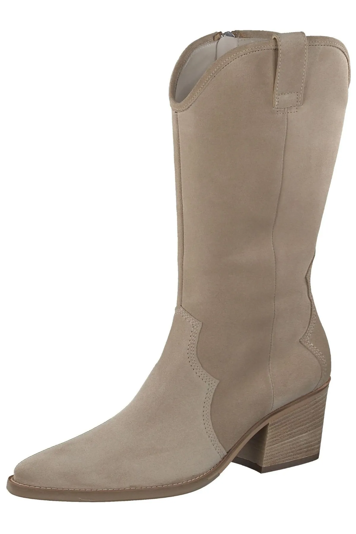 Paul Green  Stiefel - Beige - Blockabsatz