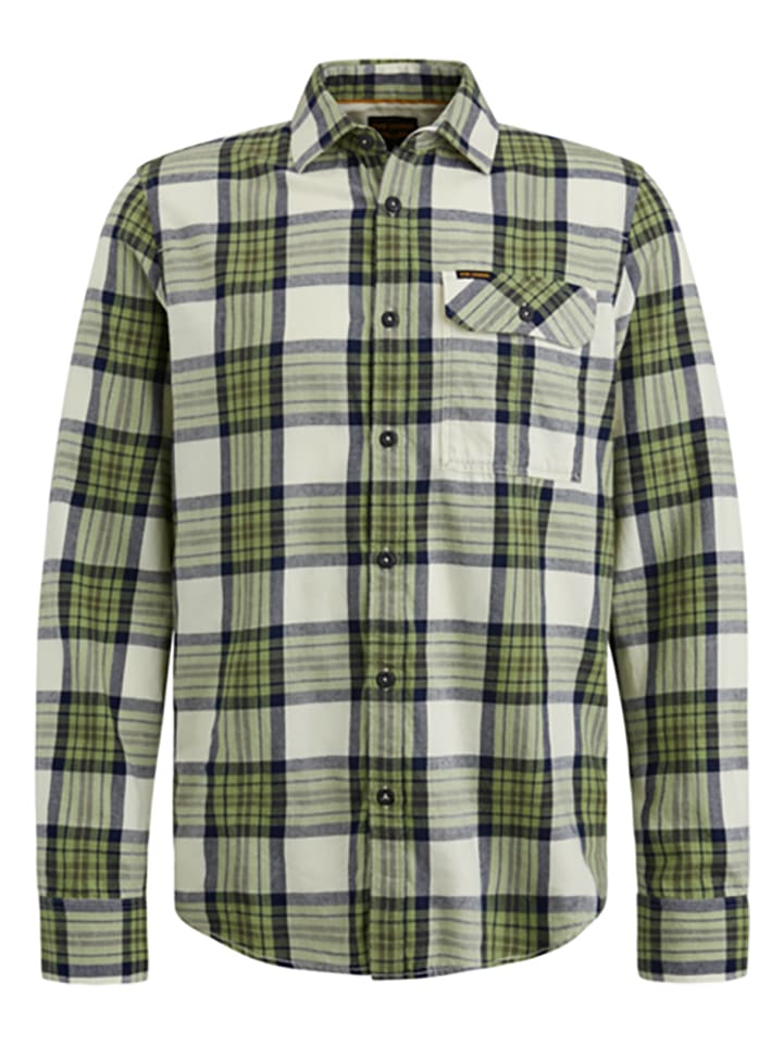 PME Legend Hemd - Regular fit - in Khaki günstig kaufen