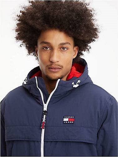 TOMMY-JEANS Herren Kapuzenjacke TJM PADDED SOLID CHICAGO
