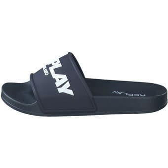 Replay Up Emboss Slide in blau