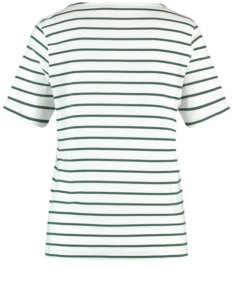 Gestreiftes T-Shirt aus Baumwolle