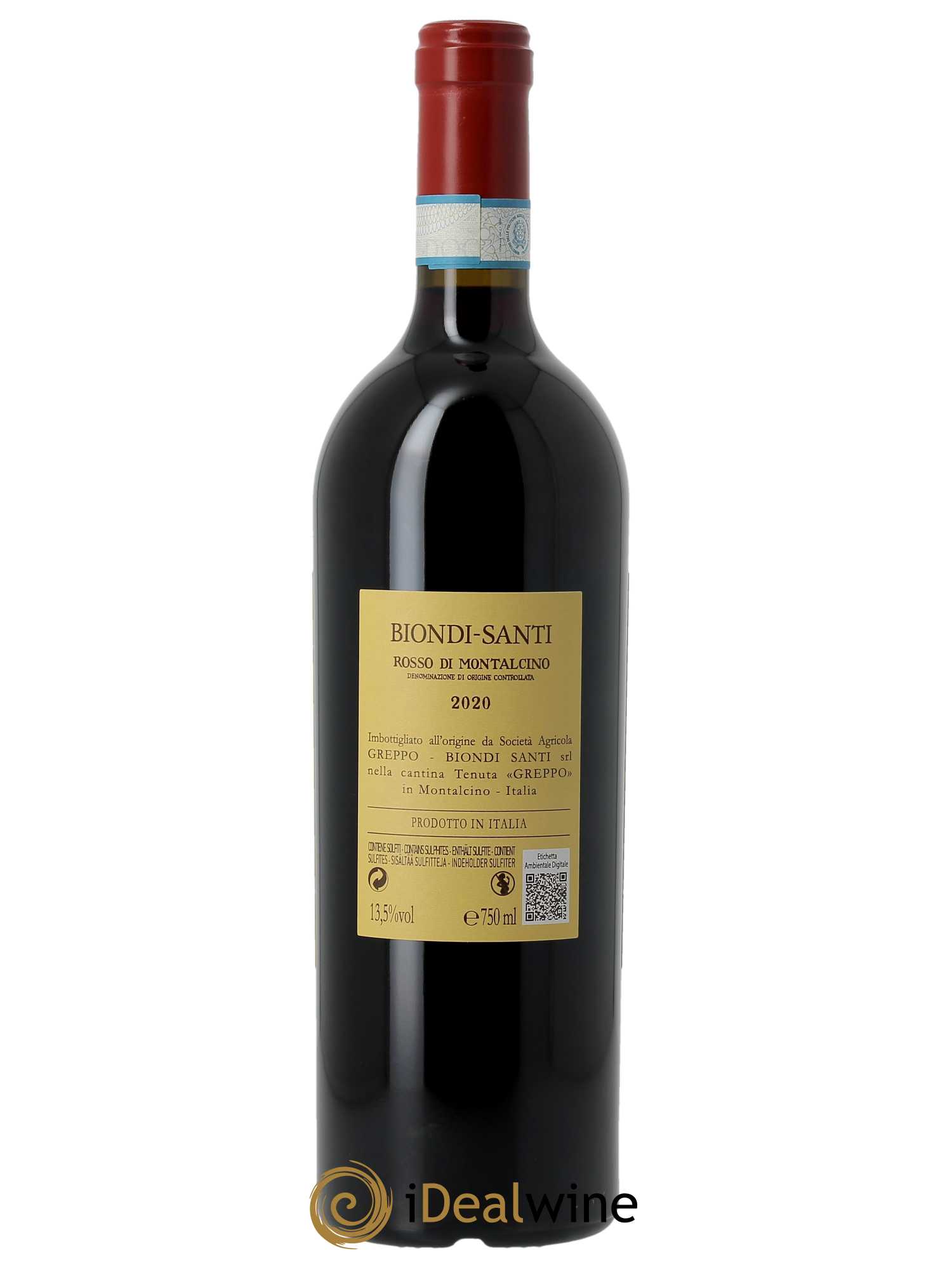 Rosso di Montalcino DOC Biondi-Santi Tenuta Greppo  2020 - Lot de 1 Bouteille