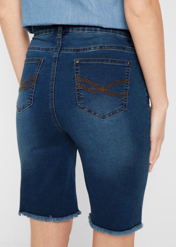Super-Stretch-Jeans-Bermuda