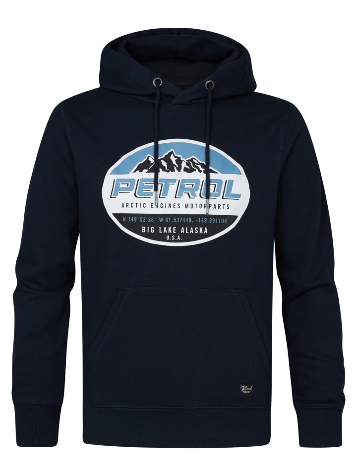 Petrol Industries Hoodie in Dunkelblau günstig kaufen