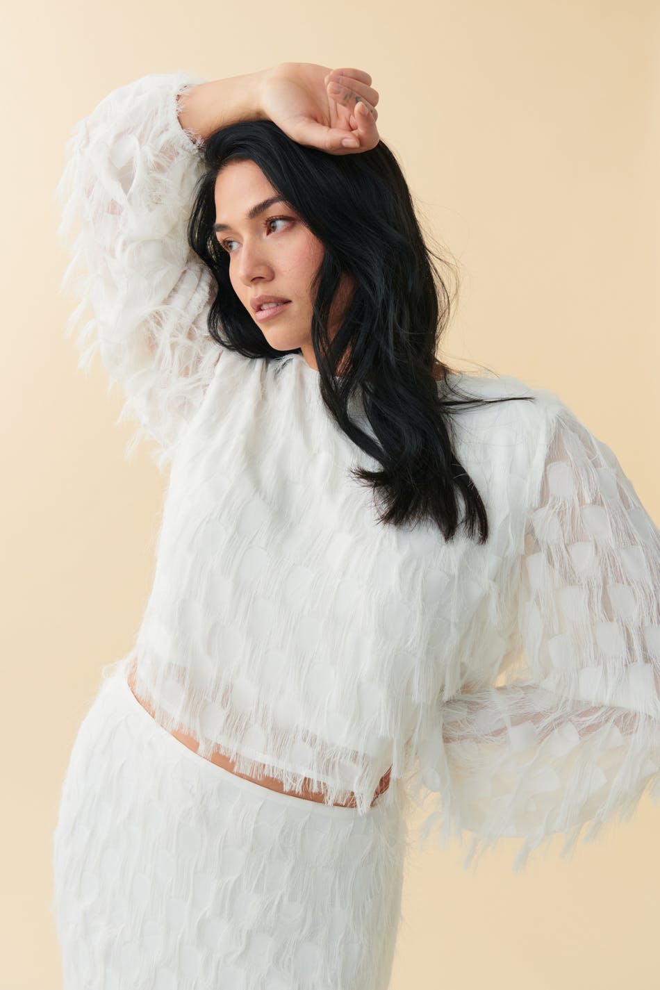 Fluffy blouse