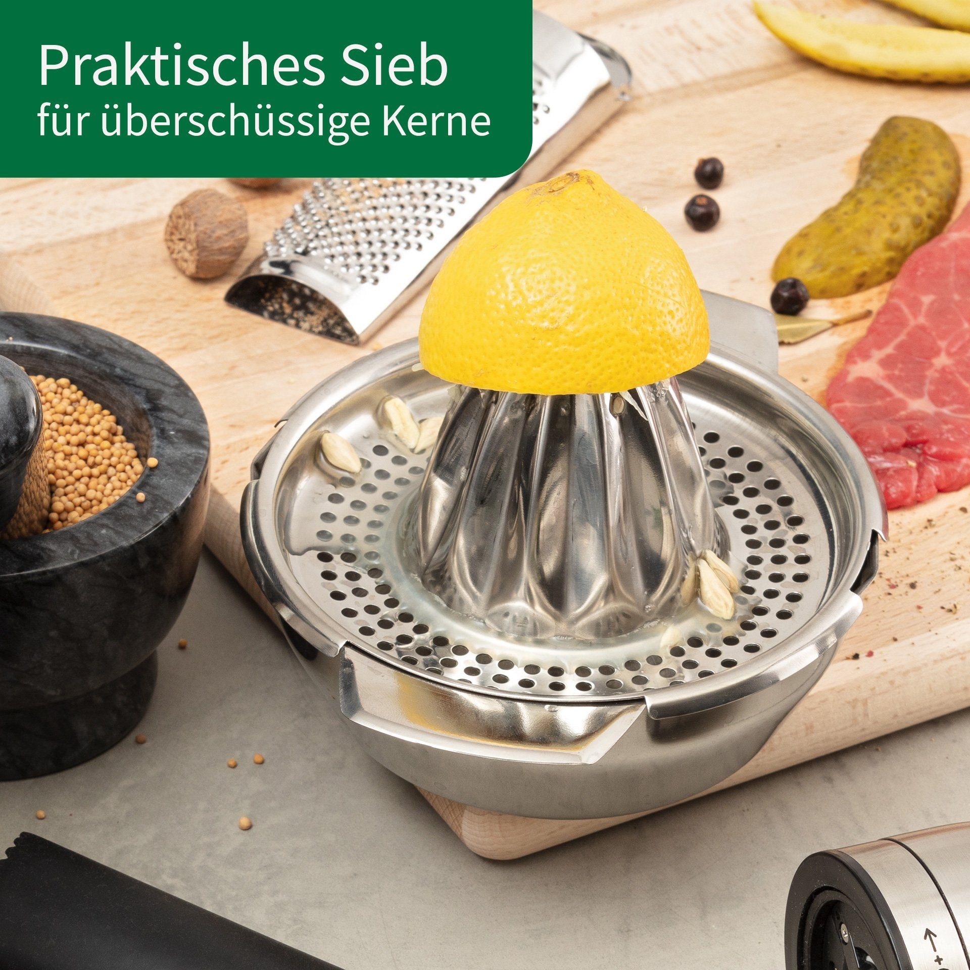 Chefkoch trifft Fackelmann Zitruspresse