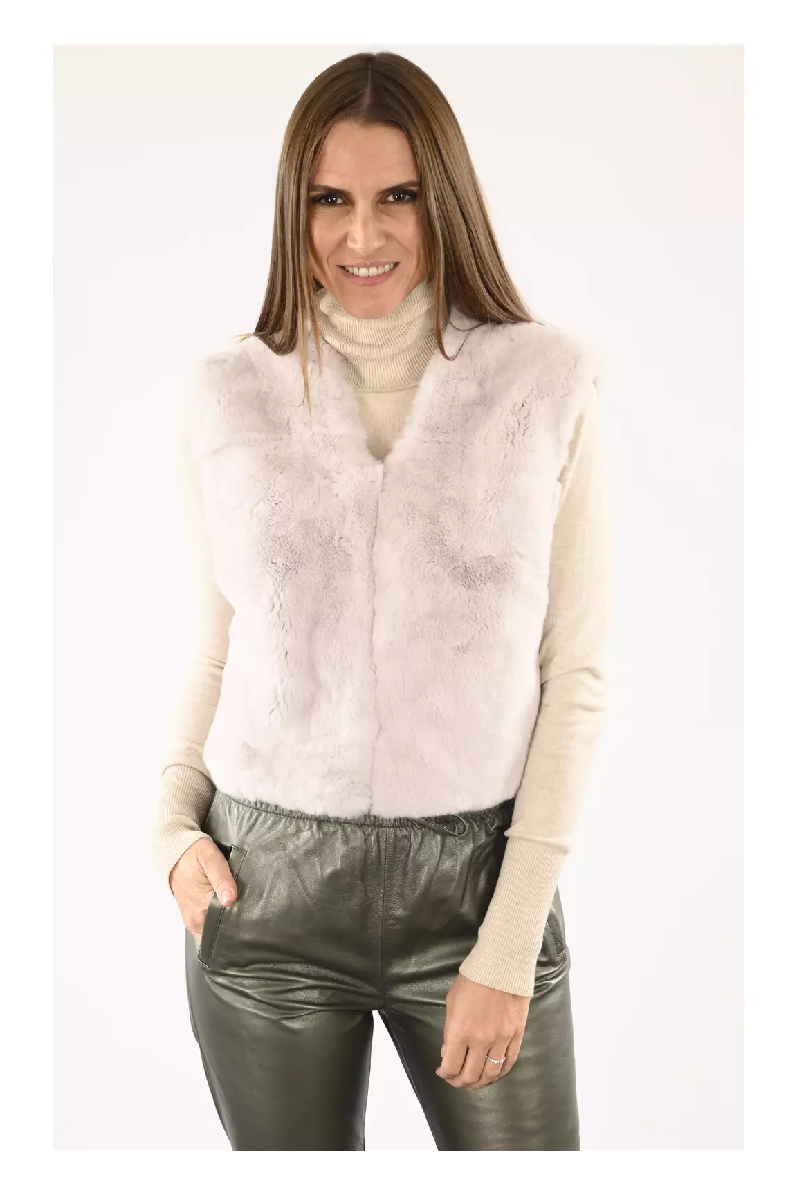 La Canadienne Autres Gilets Femme couleur blanc