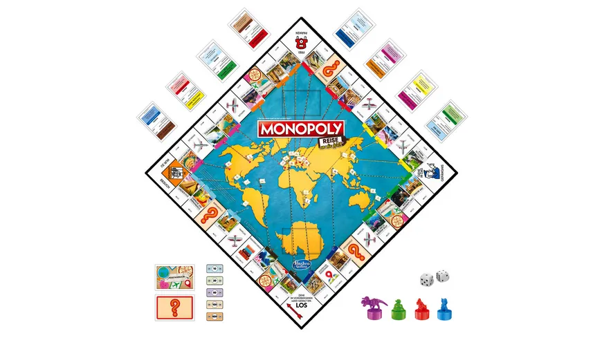 Hasbro - Monopoly Reise um die Welt