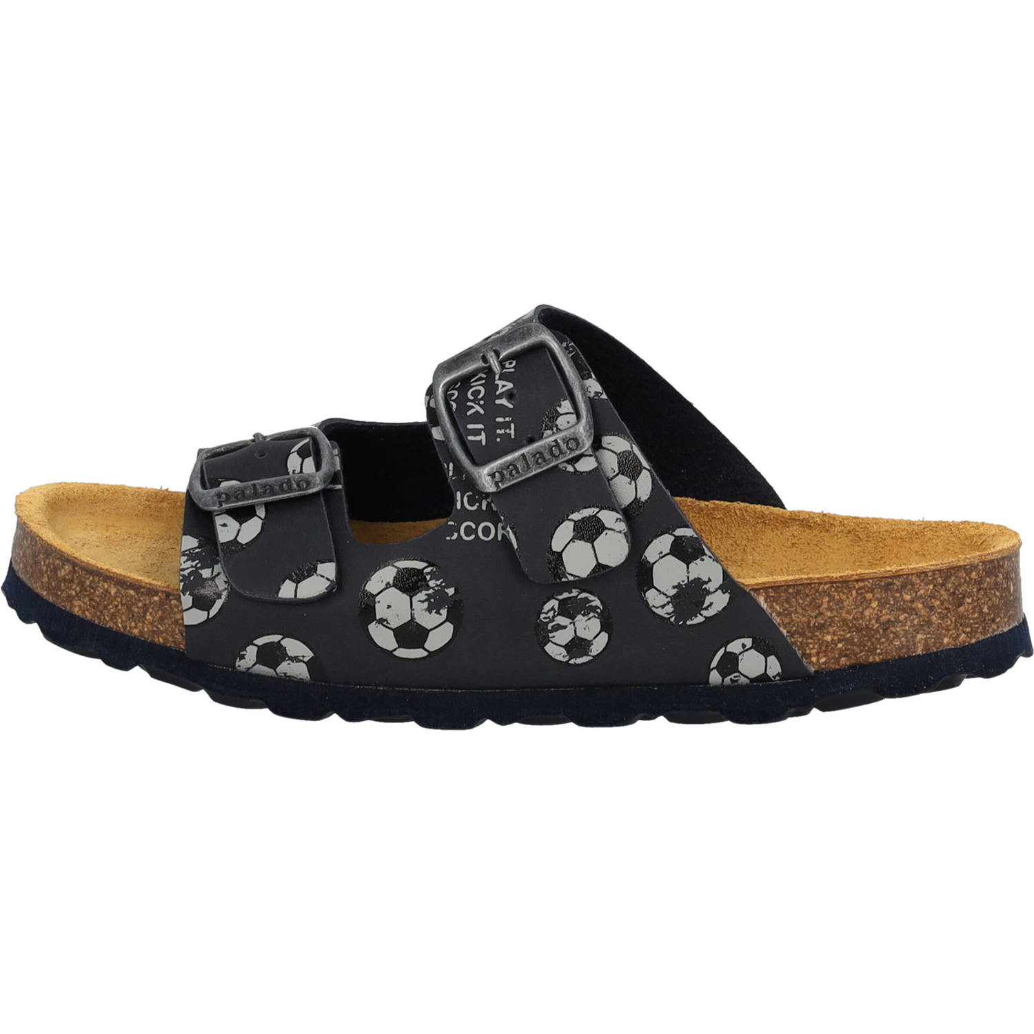 Palado Kids Korfu B Print, Pantoletten, Kinder, Dunkelblau Kicker