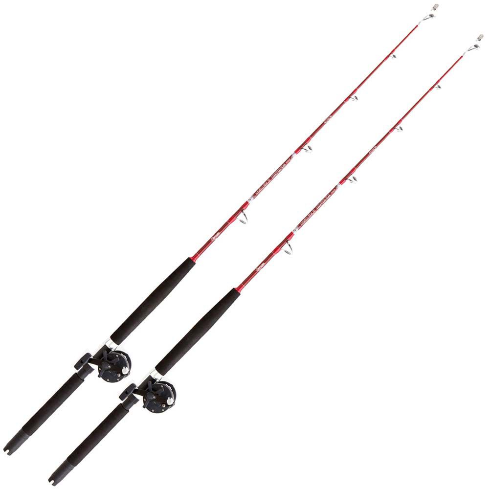 REDFISH 2-spön + 2-rullar trollingpaket + lina
