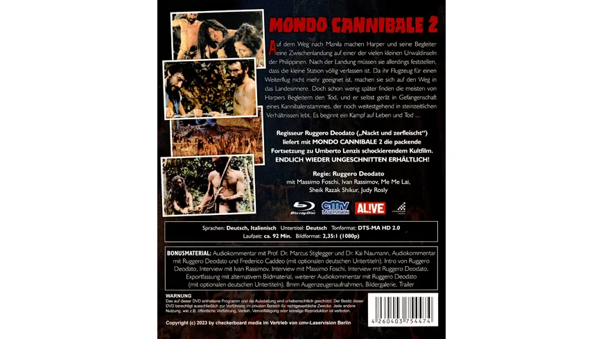 Mondo Cannibale 2  - Der Vogelmensch (uncut)