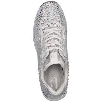 Michael Kors Georgie Crystal Trainer in weiß