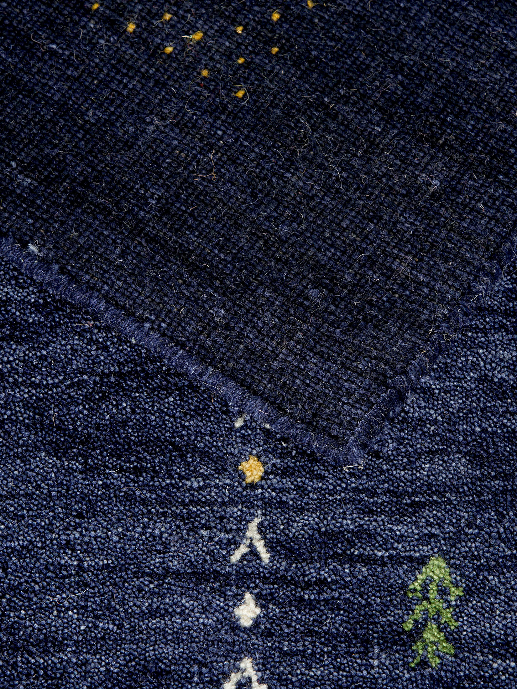 Kamlapur Gabbeh-Teppich, Dark Blue