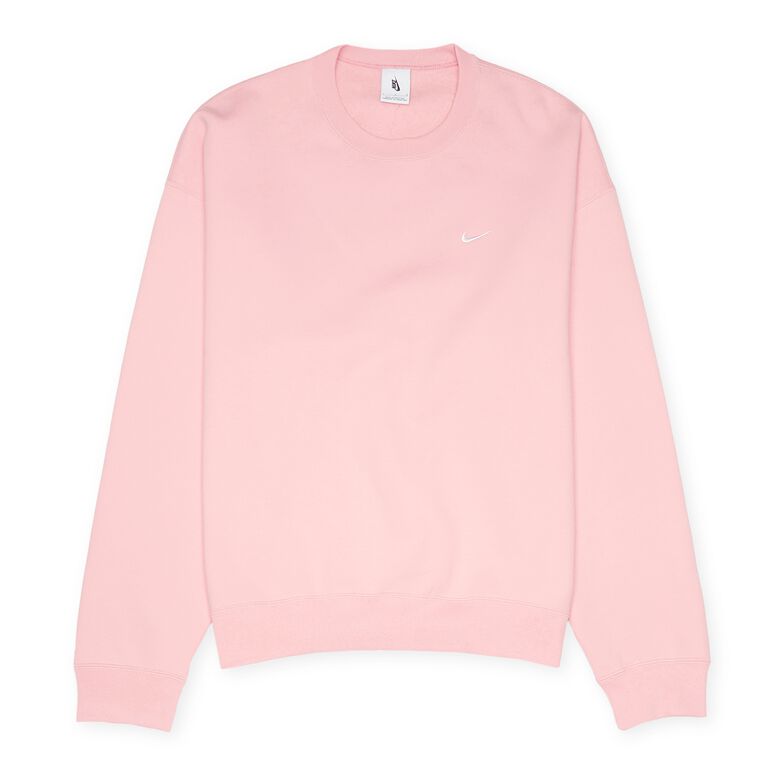 NIKE NRG Solo Swoosh Fleece Crew bleached coral/white