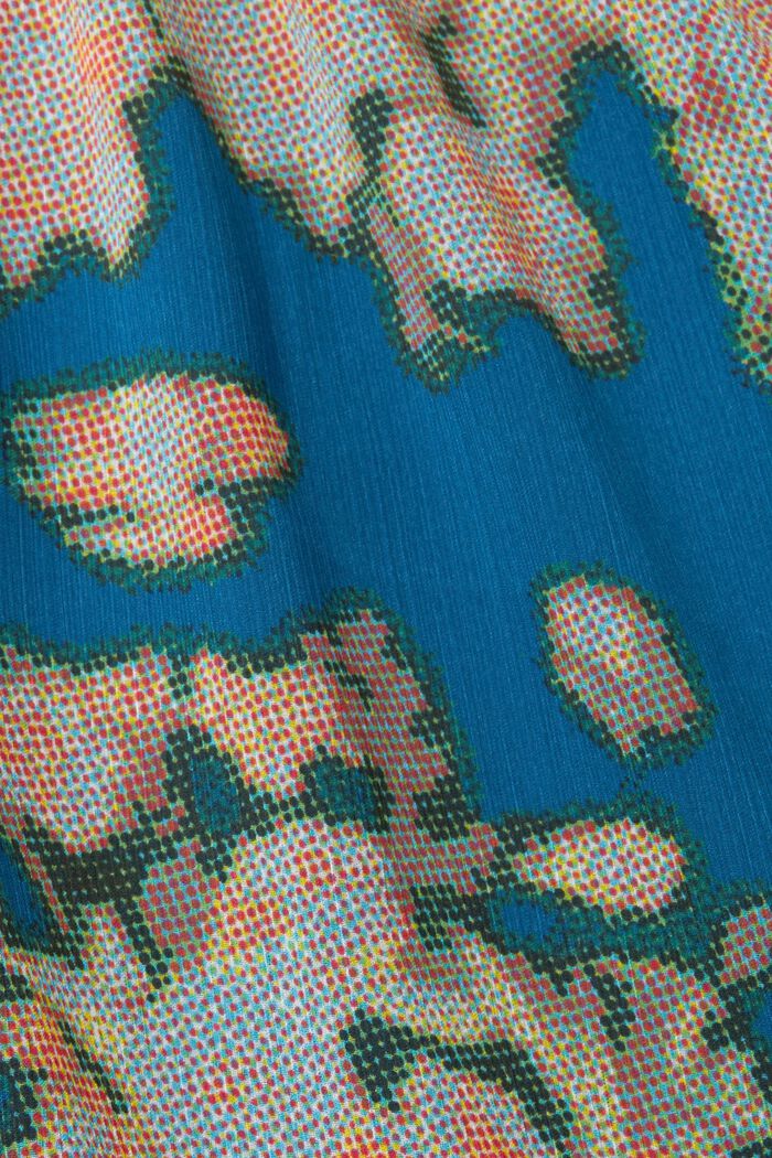 Chiffon-Kleid mit Muster