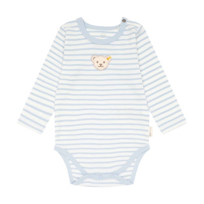 Body langarm GOTS, hellblau