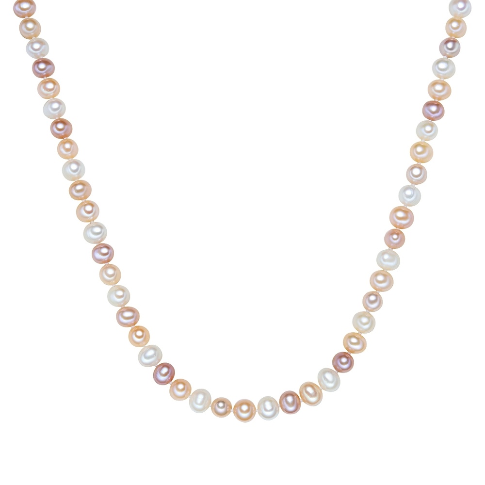 Valero Pearls Chaîne Argent sterling Perle de culture d'eau douce en Argent collier