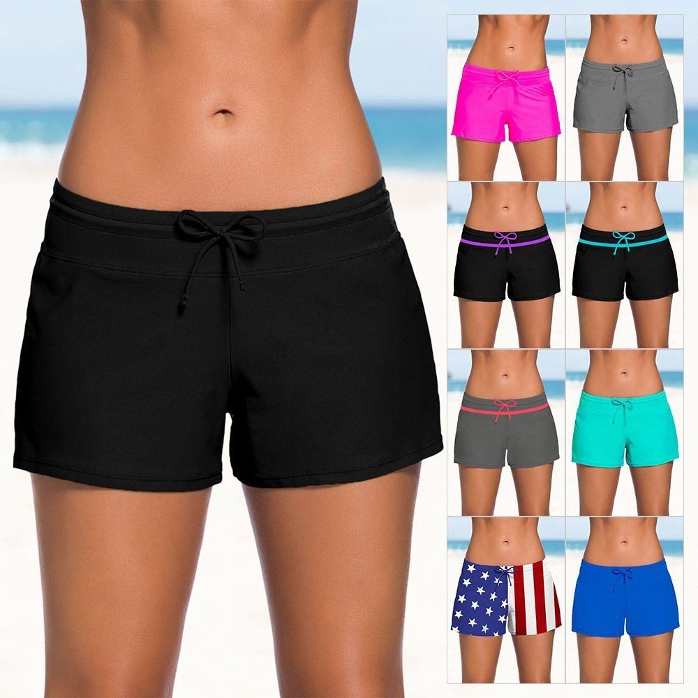 YYV Badeshorts Damen Badeshorts Kurze Badehose Schnell Trocknendes Schwimmshorts Wassersport Boardshorts Schwimmhose UV Schutz,Badeshorts Boardshorts