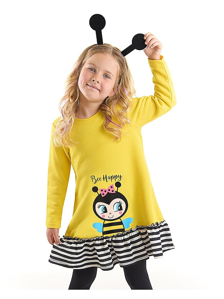 Denokids Kleid in Gelb günstig kaufen 110