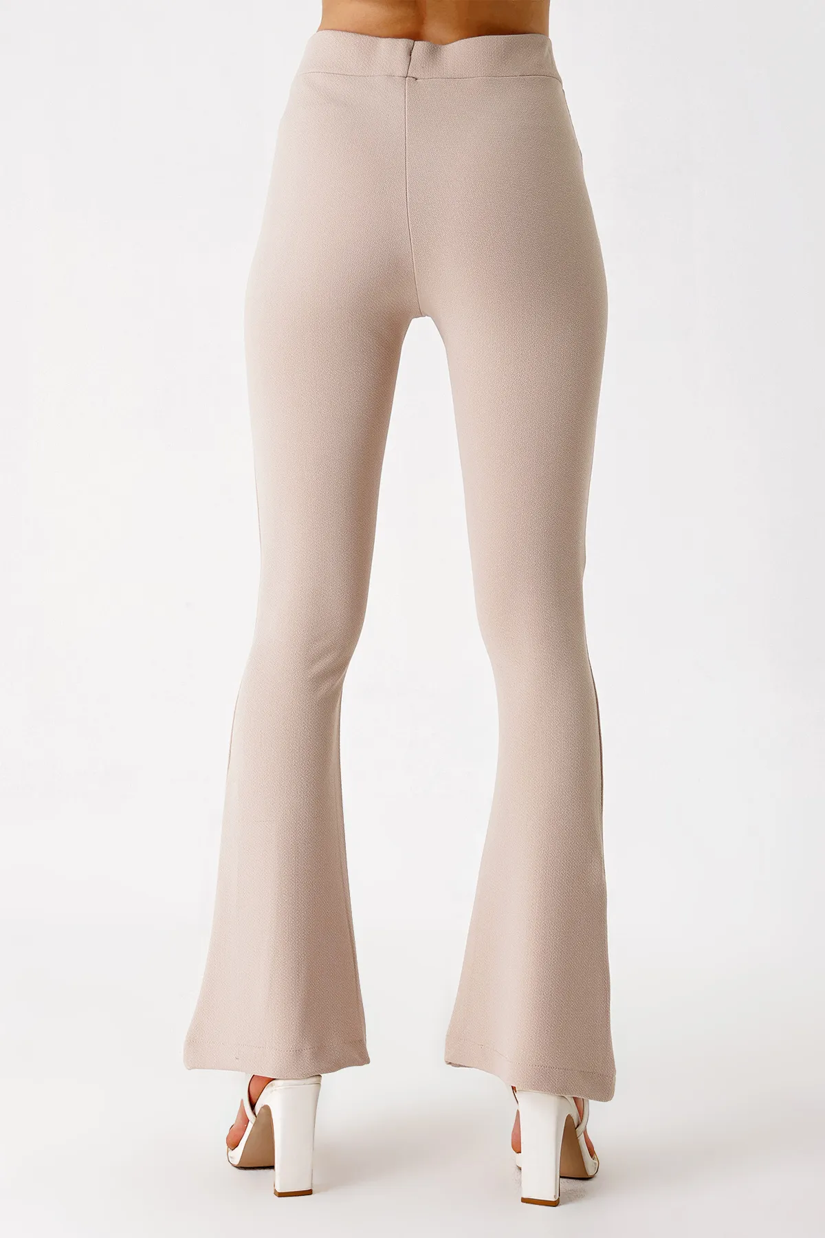 Bigdart  6548 Hose mit spanischem Bein und Schlitz – Keks
